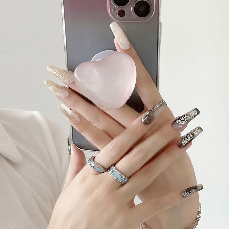 The texture enamel drop glaze is a niche design with a high-end feel. It's a trendy 2022 new style index finger ring for women with an open adjustment Item Picture