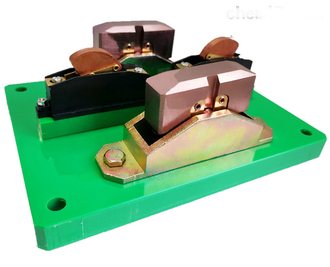AGV80A brush plate, brush block, AGV80A charging brush, AGV power station receiving plate, AGV trolley charging interface details Picture