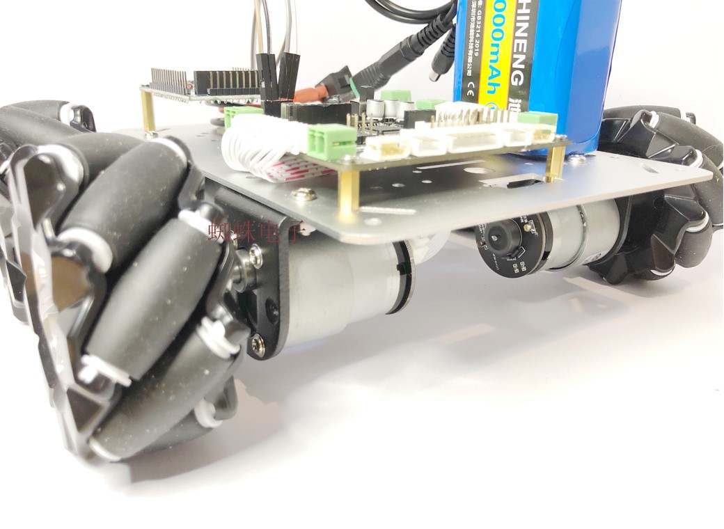 Encoded motor closed-loop McNamm wheel trolley chassis McNamm wheel trolley engineering training logistics handling details Picture