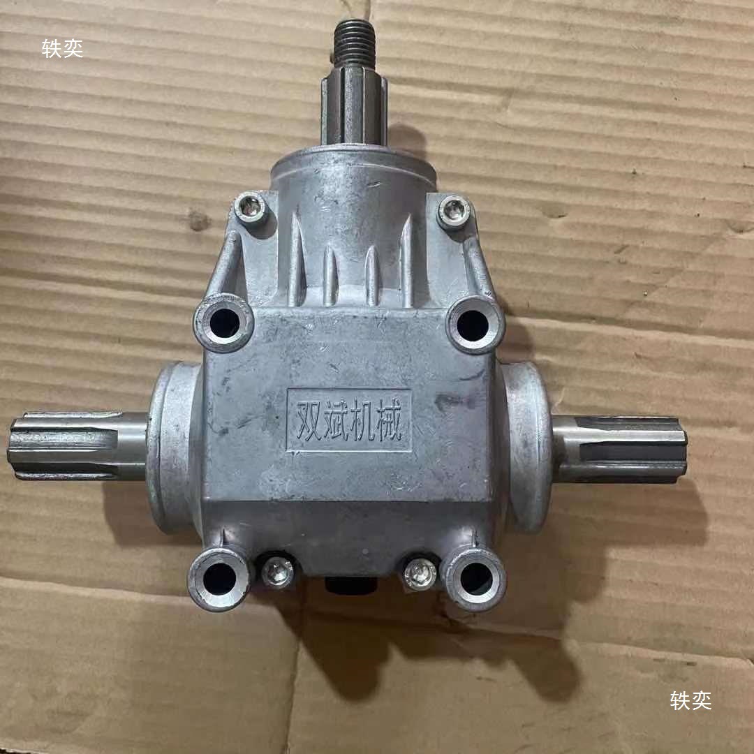 T-type and L-type 90-degree right-angle box reduction gearboxes with a speed ratio of 1:1, gear module of 4, arc-shaped tooth cross reversing box Application Scenario