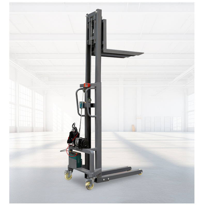 Small loading machine, mini electric forklift, audio box, on-board loading and unloading wonder, portable stacker undefined