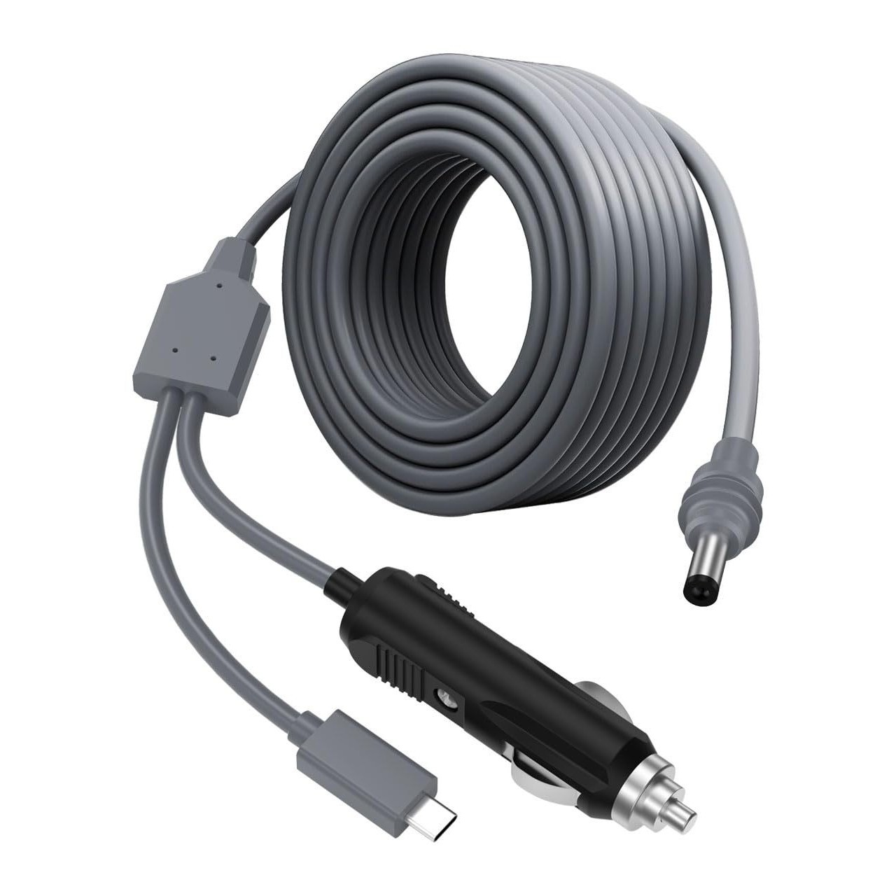 Amazon's cross-border bestsellers are suitable for 3-in-1 car chargers/DC to DC cable mini power cords. details Picture