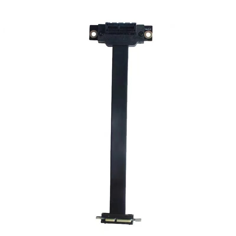 PCI-E 3.0 1X to 1X 90-degree graphics card, sound card, wireless network card, array card, adapter card, block extension cable Item Picture