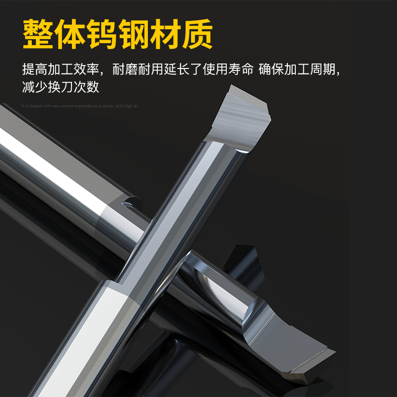 √ Small hole boring tool, tungsten steel alloy MTR CNC lathe, small hole diameter tool holder, small hole diameter turning tool Specification drawing