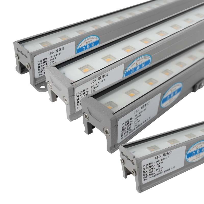 Outdoor engineering building building lighting waterproofing outdoor contour lights 10W, 12W, 15W outdoor linear lights Item Picture