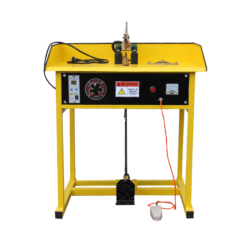 Bimetallic oil wire benchtop butt welding machine, foot pedal spot welding machine, silver contact point beryllium copper terminal spot welding machine Item Picture