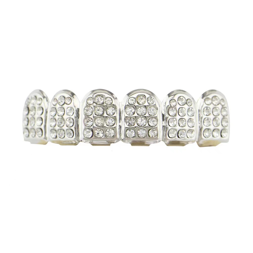 temu, a cross-border bestseller, is selling 72 diamond gold Hiphop braces. Wholesale and direct sales of accessories are trendy Specification drawing