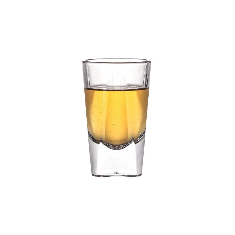 Glass cups, beer mugs, KTV cups, square cups, thickened glass cups, shock-resistant commercial thick-bottomed beer cups, 100ml Item Picture