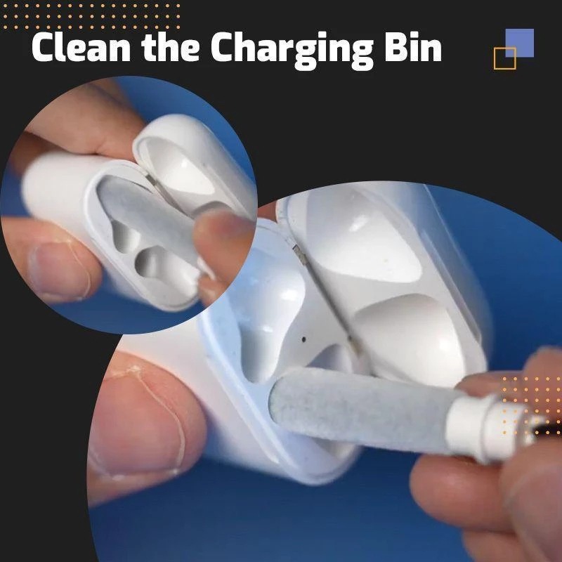 Earphone cleaning pen, screen cleaning, push-pull telescopic pen, dust removal brush, digital computer keyboard cleaning pen Application Scenario