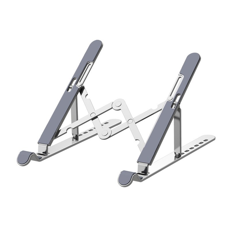 The new D102 and D103 metal aluminum alloy folding laptop stand is a cross-border bestseller in foreign trade, made of all-silicone details Picture