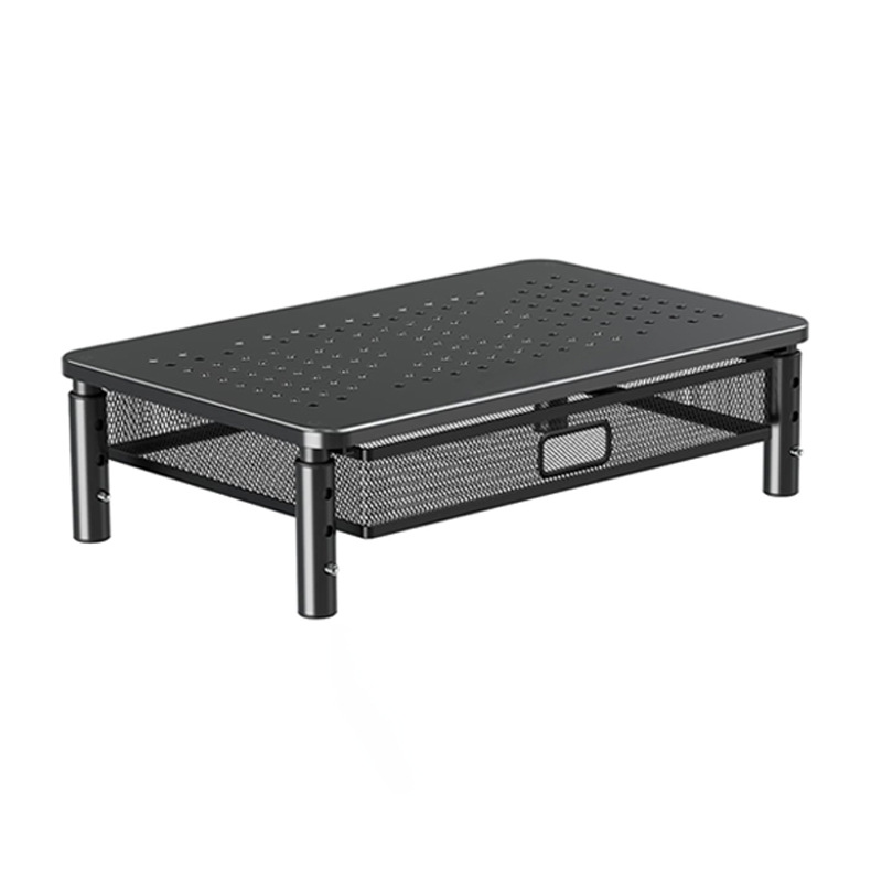 Cross-border monitor height-increasing stand with three adjustable drawer heights: notebook monitor screen height-increasing stand Item Picture