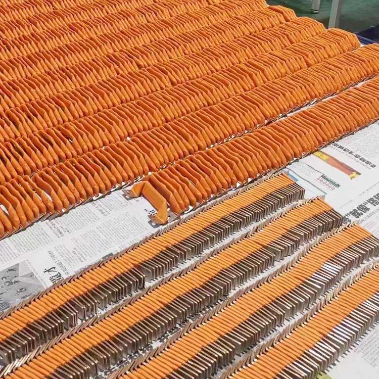 Copper foil and copper bar new energy flexible connection welding samples, red copper high-molecular diffusion welding samples, bubar welding details Picture