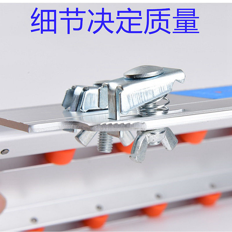 High-precision cutting machine, tile chamfering device, 45-degree manual touch Angle, bevel edge support, crabapple guide Angle Application Scenario