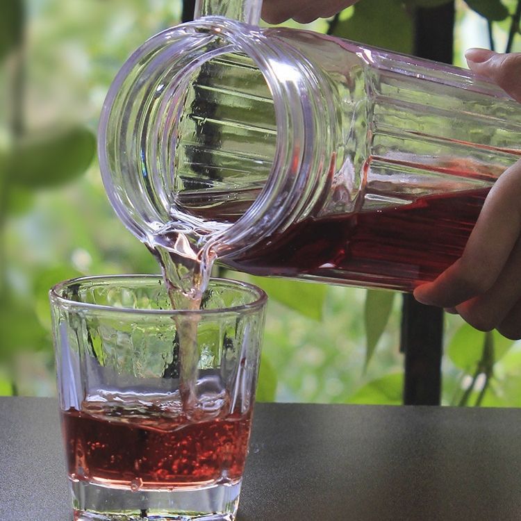 Cold water bottle, glass cold water bottle, large-capacity teapot, explosion-proof household heat-resistant high-temperature cold boiled water cup set details Picture
