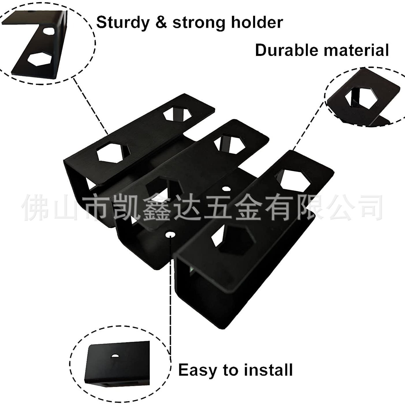 Notebook stand storage stand, creative metal tray stand for notebooks under the desk, invisible storage, direct supply from the manufacturer details Picture