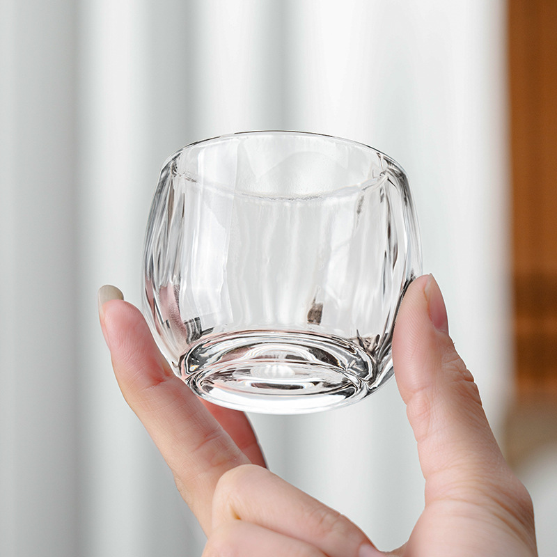 High-temperature resistant high-end glass cup, owner's cup, not hot to the touch, personal special thickened single cup, high-end health tea tasting cup Application Scenario