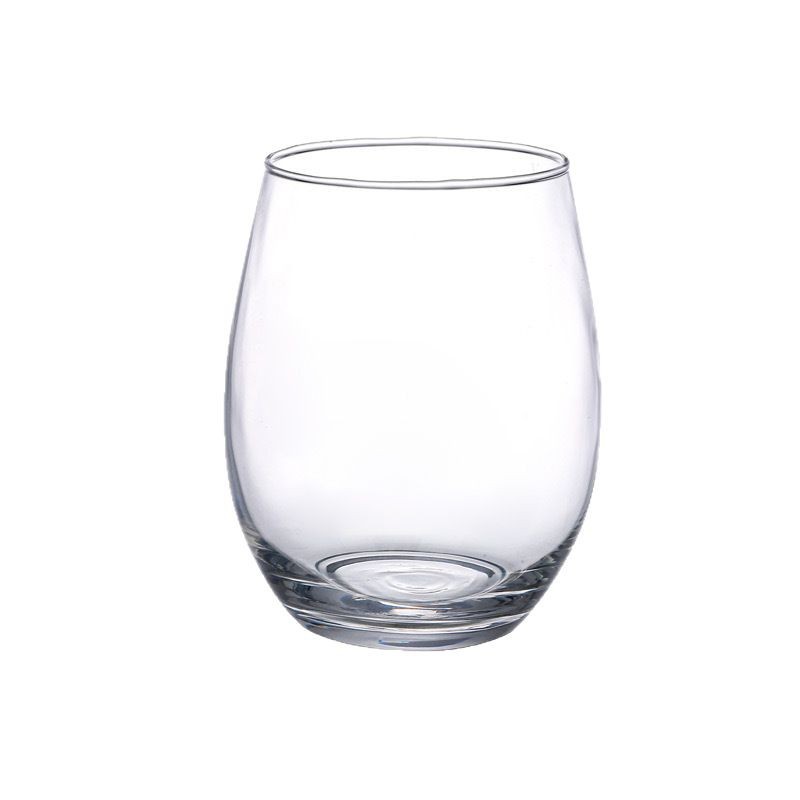 Electroplated glass egg cup factory direct sales, export creative red wine cups, home breakfast milk cups, egg-shaped cups Item Picture