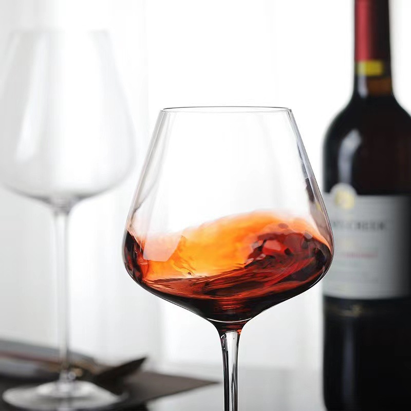 Crystal glass, Burgundy glass, red wine glass, highball glass, winery's red wine glass, hotel Specification drawing