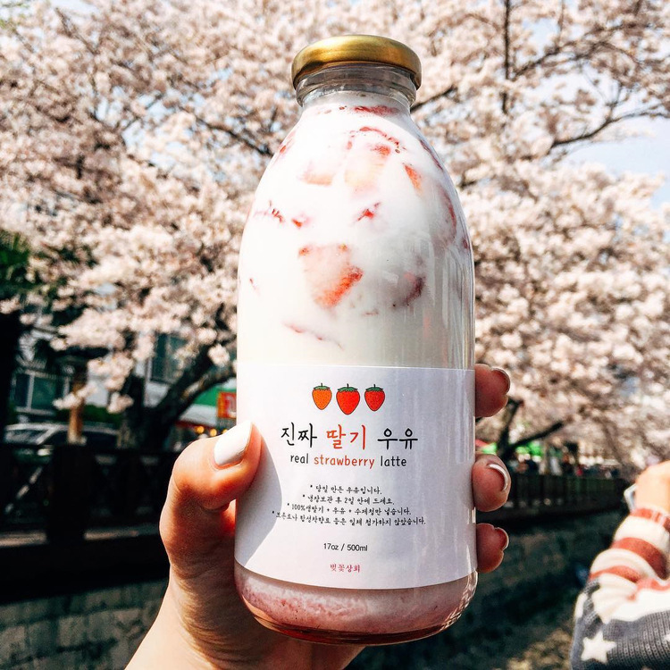 New 500ml milk bottle, popular coffee, milk tea, juice and beverage bottle, iM takeout portable glass sealed can details Picture