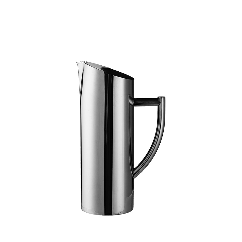 Thickened stainless steel straight water jug, bar KTV cocktail jug, Western restaurant cold water jug, large-capacity juice jug Item Picture