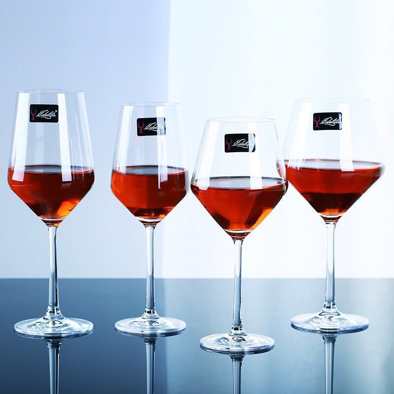 Idelita crystal glass red wine glasses, home highball glasses, Bordeaux red wine glasses, Burgundy glasses full figure