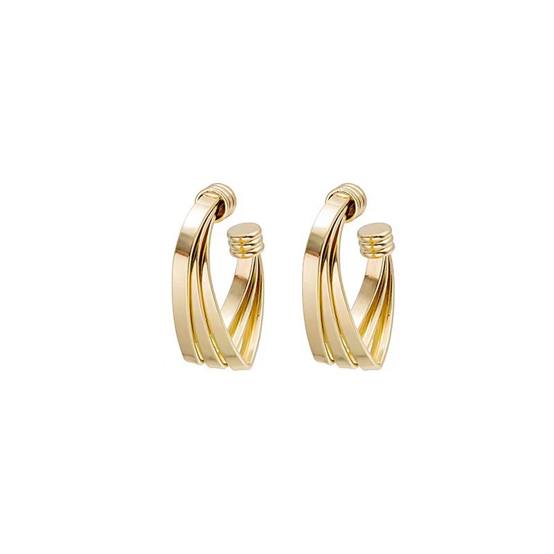 New, versatile and fashionable earrings with a unique design sense from Europe and America, exuding a sense of elegance and sophistication Item Picture