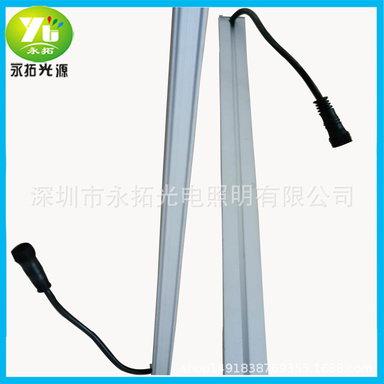 led wall-washing light, outdoor waterproof, hotel building outline lighting project, DMX512 external control line light Application Scenario