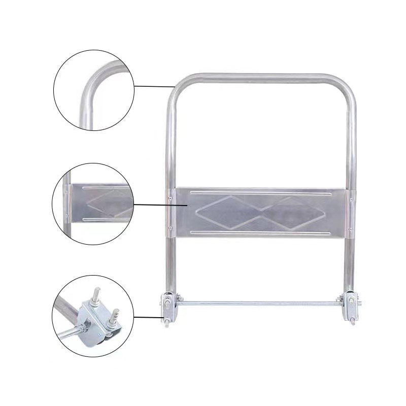The panel of the flatbed cart is thickened and reinforced. The double-tube panel is used for pulling and handling carts, folding and anti-slip panels, and the surface of the handcart Specification drawing