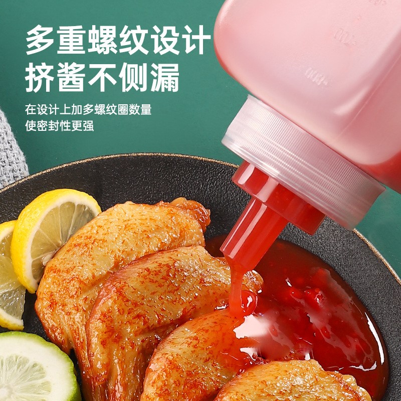 Plastic extrusion sauce bottles, commercial extrusion bottles, salad dressing bottles, kitchen oil jugs, soy sauce bottles, seasoning bottles, food-grade syrup Application Scenario