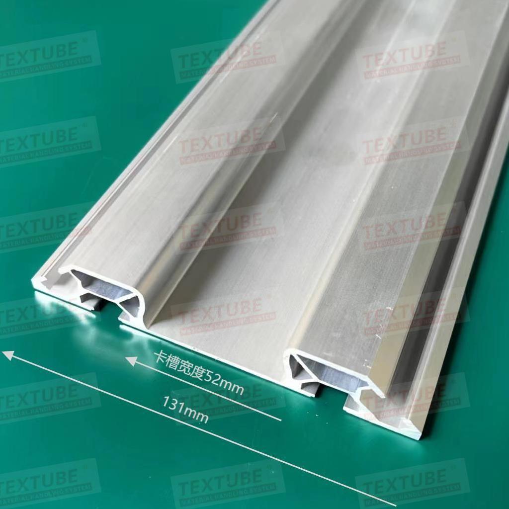 Aluminum alloy guide rail grooves, track strips, turtle car, ground rail installation design, arrangement of partition rails, guide rail accessories, handcart Application Scenario