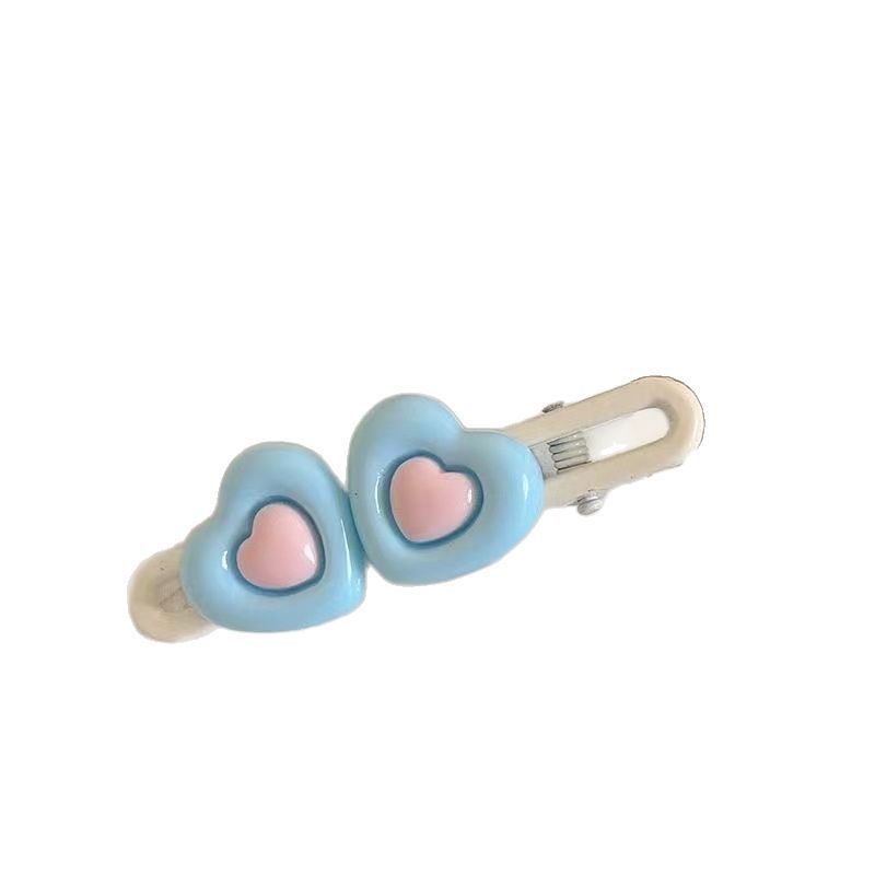 Spring's popular one-yuan hair accessories, cartoon hair clips, street stalls, night market headwear, and heartwarming girl Liu Hai seaside hair clip headwear Item Picture
