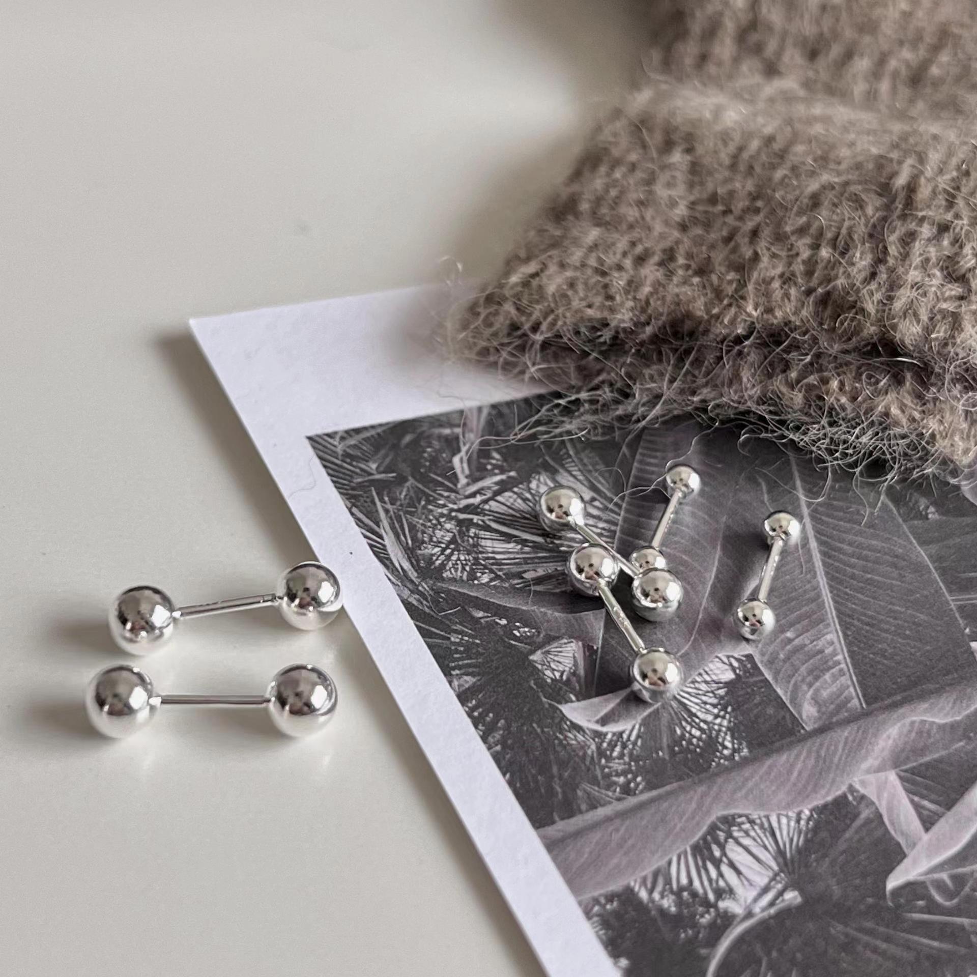 Titanium steel screw snap ear bone nails are small, versatile, and personalized. They are simple and cold style earrings that are popular online accessories details Picture