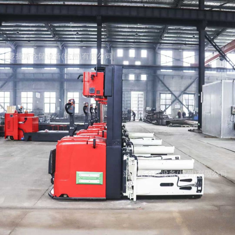 AGV unmanned handling stacker, intelligent electric stacker, forklift, 3-ton robot forklift full figure