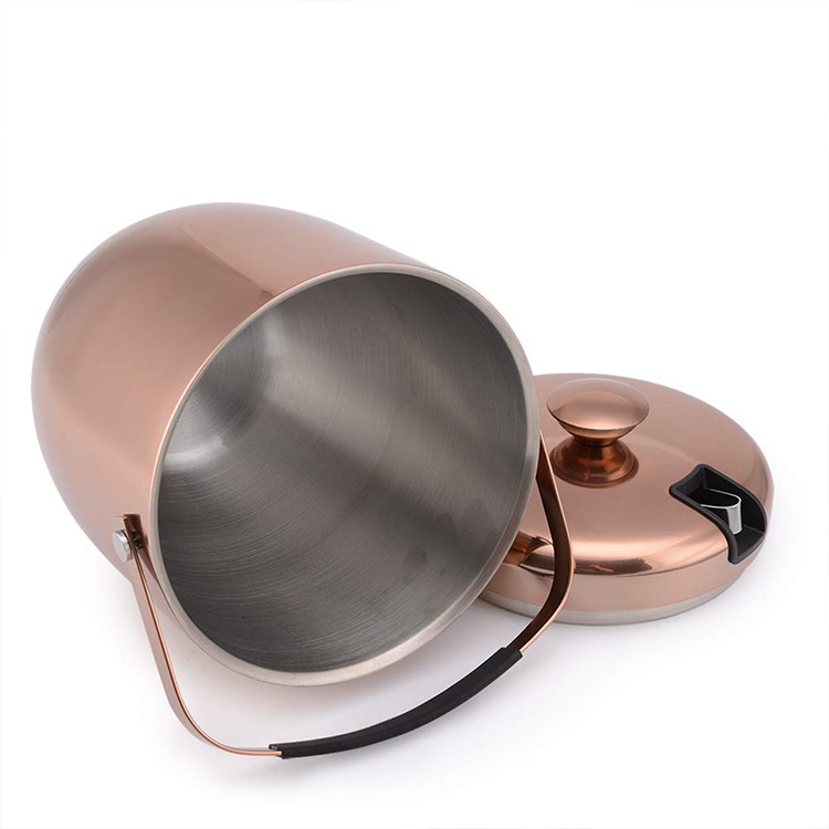 Stainless steel double-layer insulated ice bucket, 3L thickened hand-held with lid, champagne bucket, beer, red wine, cold drink ice cube bucket Item Picture