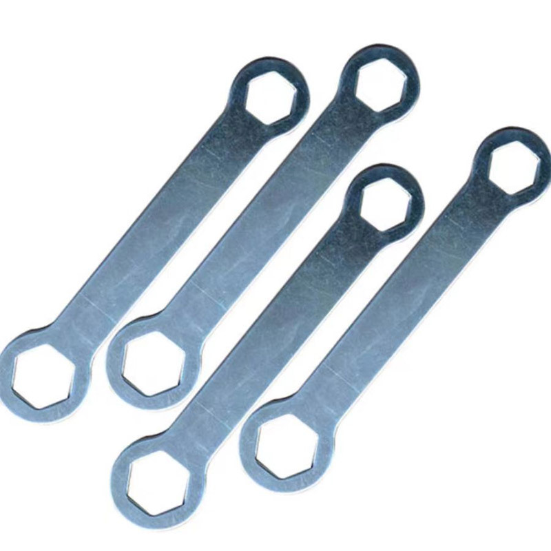 Wholesale ultra-thin and simple stamping wrenches, single-head open-end wrenches, tools, furniture and home appliances. Free hexagon socket small wrenches Item Picture