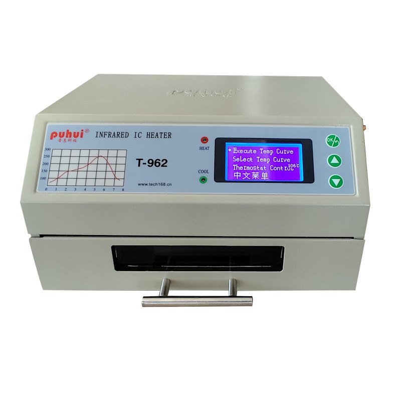 Mini Reflow soldering T-962 intelligent infrared pcb surface mount aluminum substrate lamp bead manufacturer Puhui reflow soldering oven Application Scenario