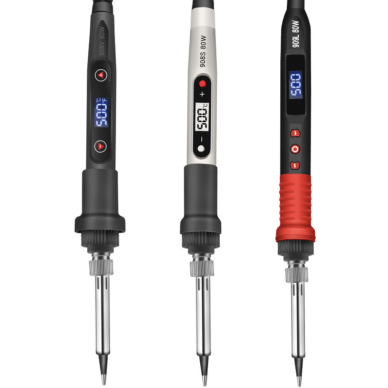 Cross-border recommendation: Digital display soldering iron, US-grade internal heating soldering pen, soldering gun, 80W high-power digital display soldering iron Item Picture