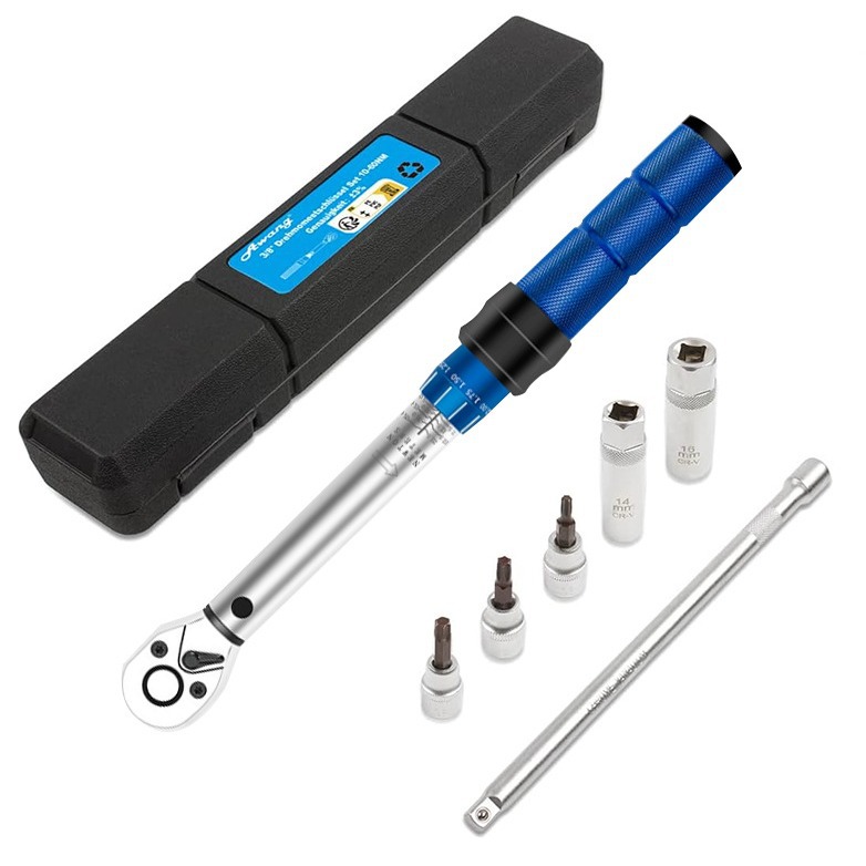 Torque wrench 3/8-inch magnetic spark plug torque wrench set for bicycles, motorcycles and automobiles full figure