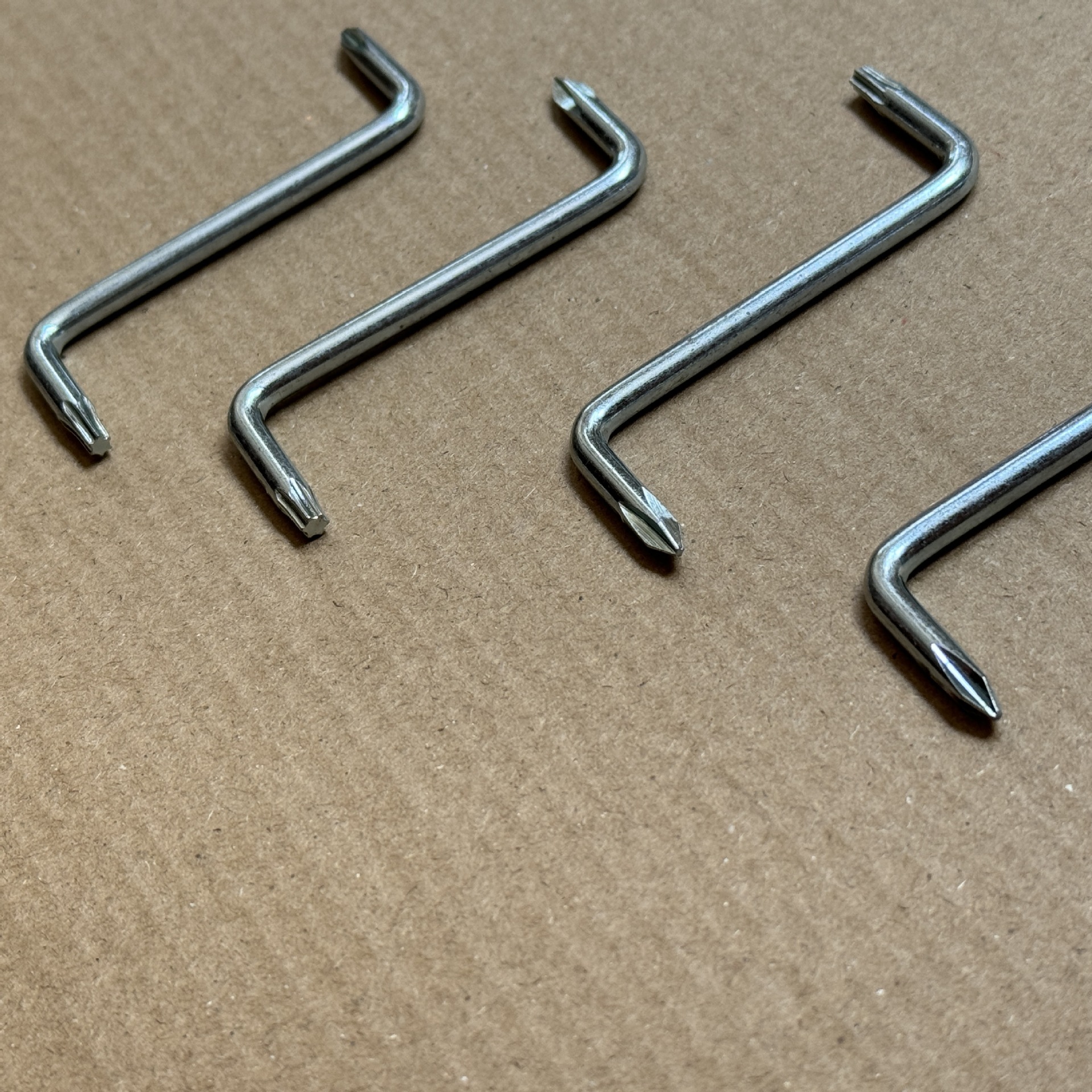 Z-type box wrench T20 hexagonal cross wrench, special tool for car mudguard wrench, box cross wrench Specification drawing