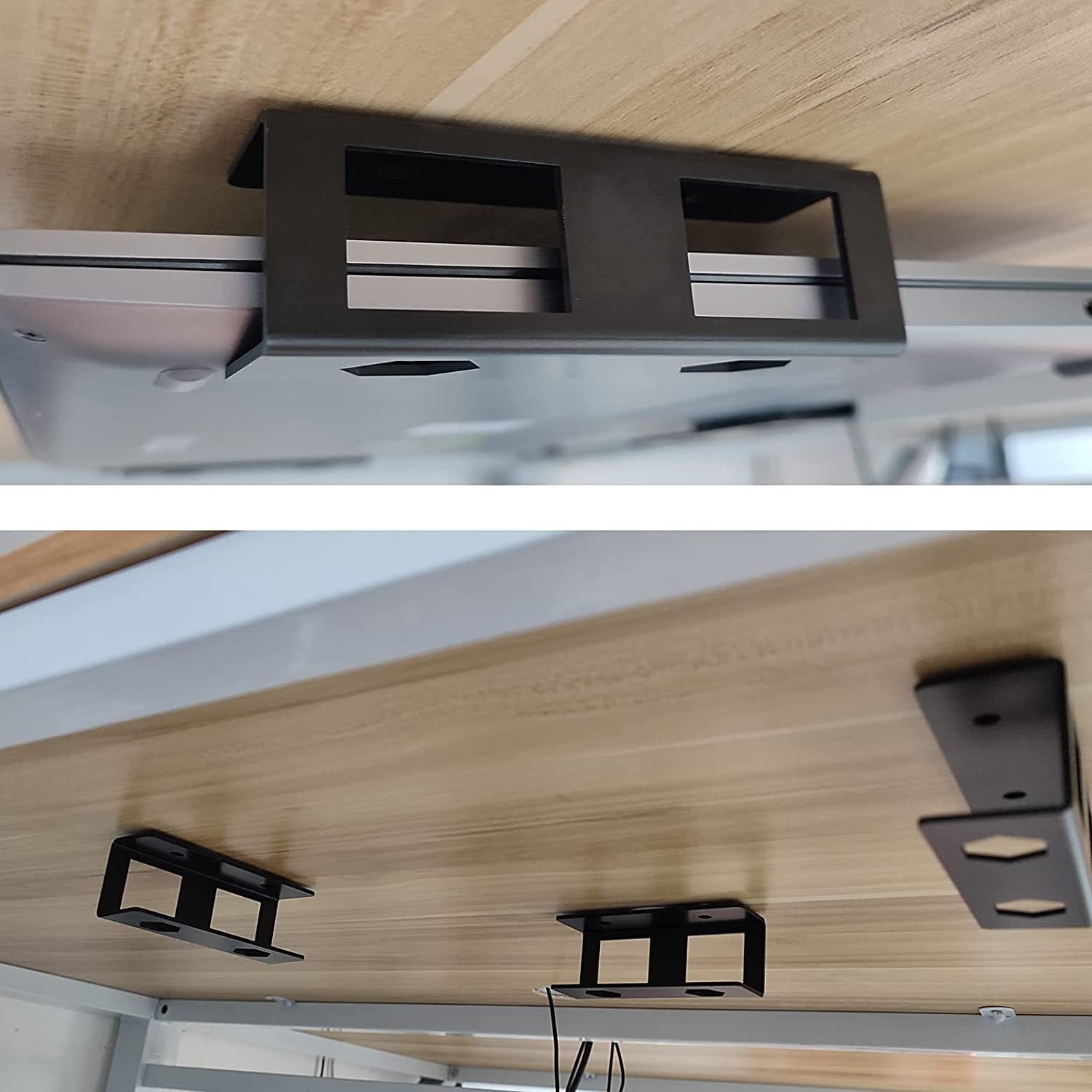 Amazon's best-selling under-desk laptop storage stand and ebay's new brand under-desk laptop storage stand details Picture