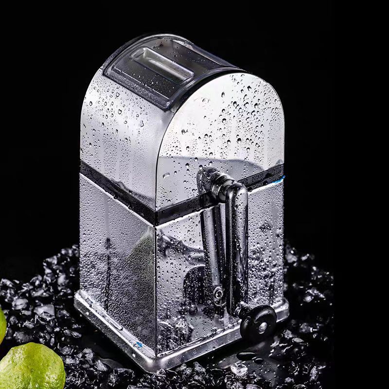 Manual ice crusher, bar cocktail ice crusher, smoothie crusher, commercial hand-cranked ice crusher, bar shaved ice crusher details Picture