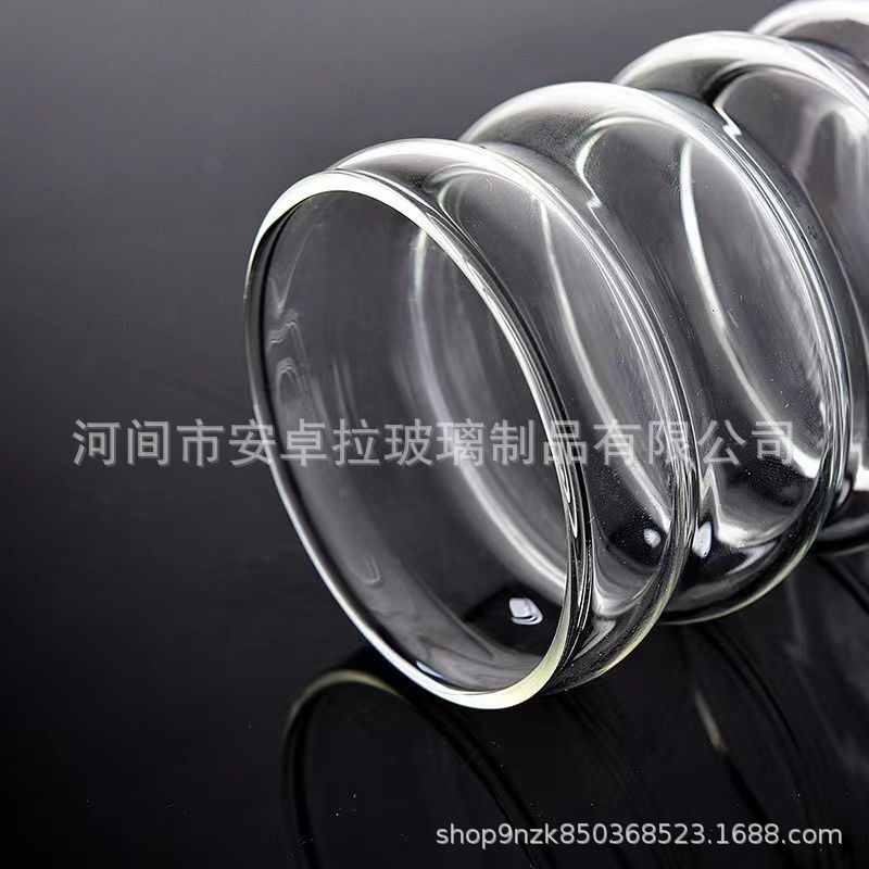 Cross-border anti-drop glass cup set, household high-temperature resistant milk coffee caterpillar cup, corrugated straw thickened Application Scenario
