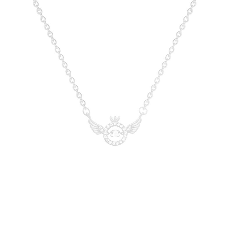 Cute little angel wing necklace, a unique design for women, titanium steel collarbone chain, a popular gift for your girlfriend Item Picture