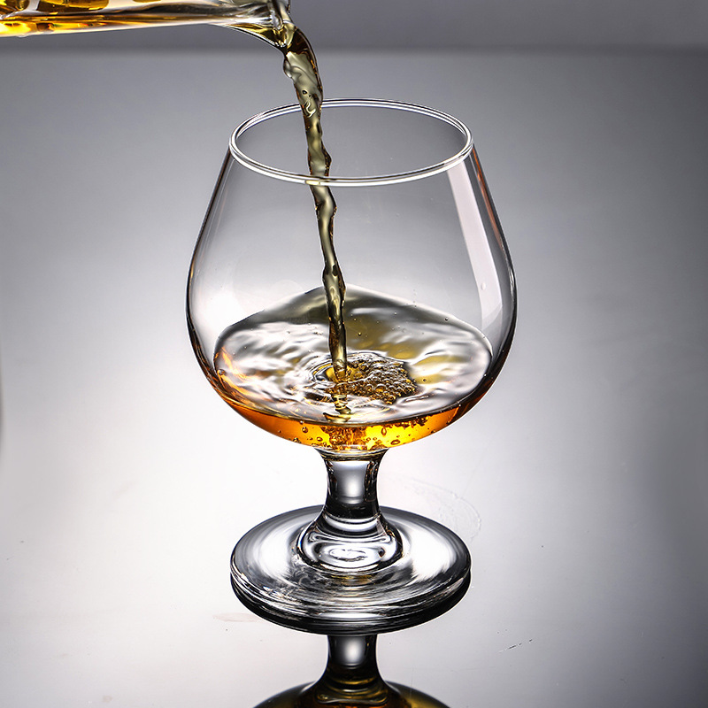 Green apple creative glass, brandy glass, tall foreign wine glass, red wine glass, grape wine glass, dessert glass Specification drawing