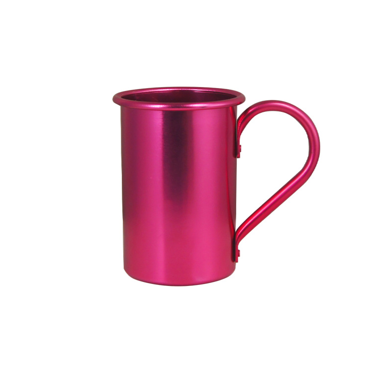 High-quality aluminum wine glasses, outdoor disposable coffee cups, aluminum cups with rolled edges, mugs, and personalized beer glasses for bars Item Picture