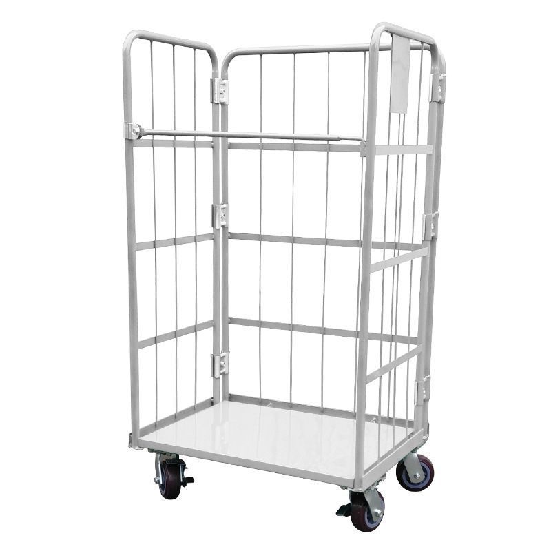 Mobile logistics trolleys, hand carts, folding express delivery turnover carts, loading and unloading carts, linen handling tool carts, sorting carts, factory Item Picture
