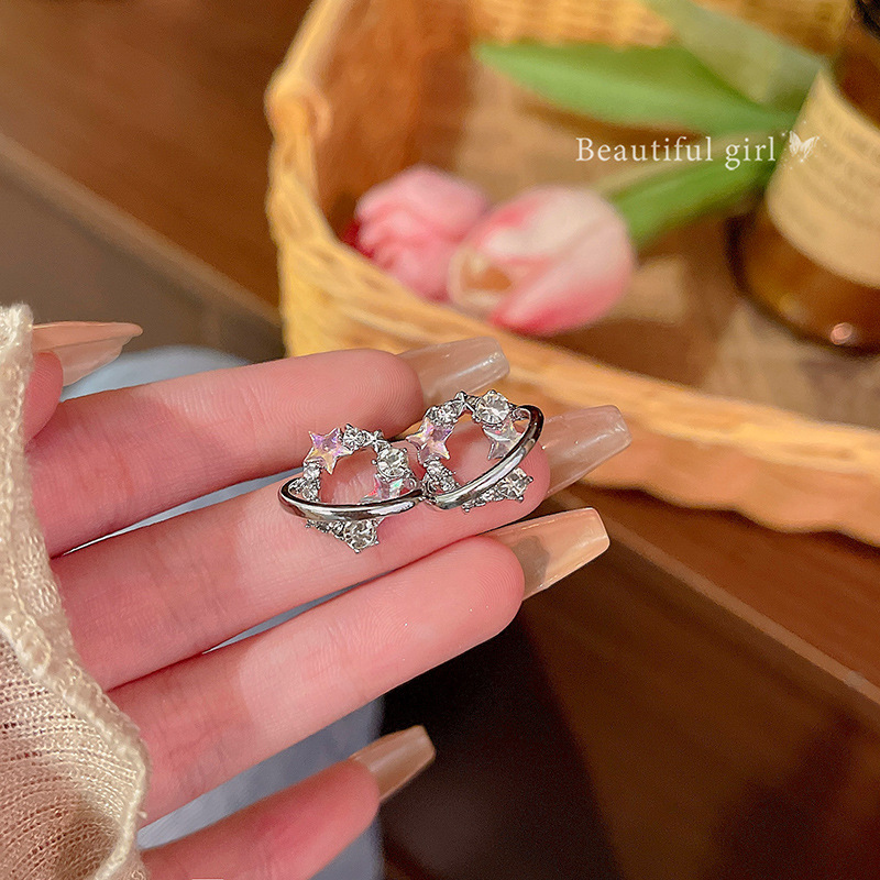 Dreamy and dazzling zircon stud earrings for women on Instagram, a unique and individual bestseller with a stylish and trendy vibe. Wholesale of trendy and popular earrings full figure