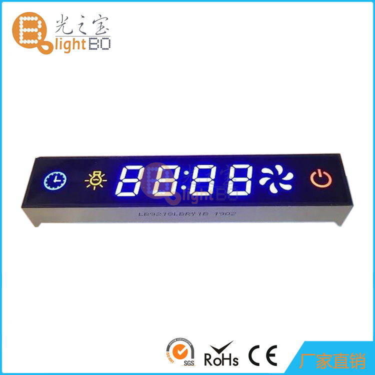A multi-color 92*18*12led digital tube display screen for kitchen range hood control templates full figure