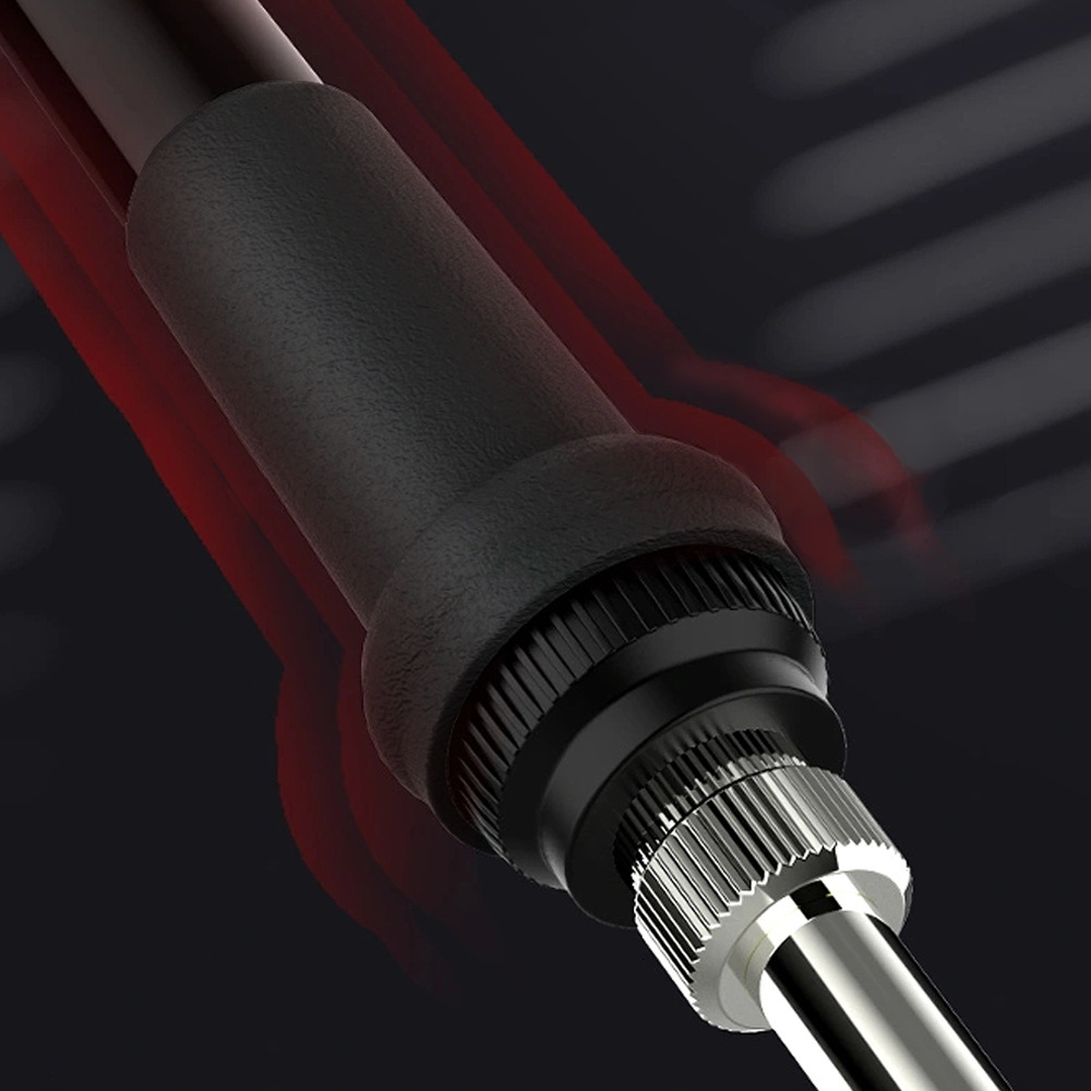 80W internal heating digital display adjustable temperature constant temperature soldering iron set, electric soldering pen, household repair tool Specification drawing