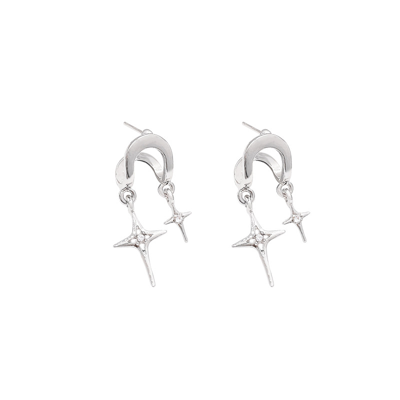 Sweet and cool style versatile star earrings, women's light luxury bestsellers, high-end tassel ear studs, the same style of earrings as Internet celebrities, wholesale Item Picture